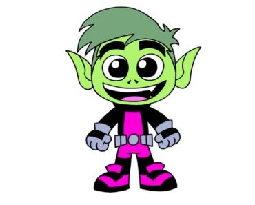 How To Draw Beast Boy step by step – Beast Boy from Teen Titans