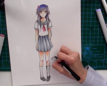 How to draw Sketching an Anime girl Body step by step