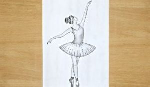How To Draw a Ballerina step by step