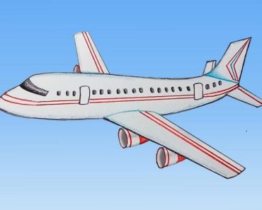 How to draw airplane