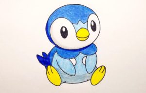 how to draw piplup