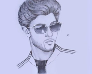 How to draw a boy with glasses step by step – Easy drawing boy with glasses