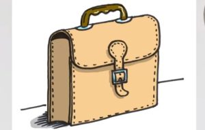 How to Draw a Briefcase step by step
