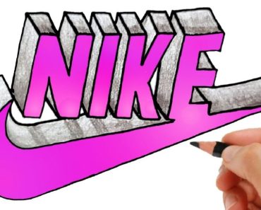 How to draw Nike Logo step by step