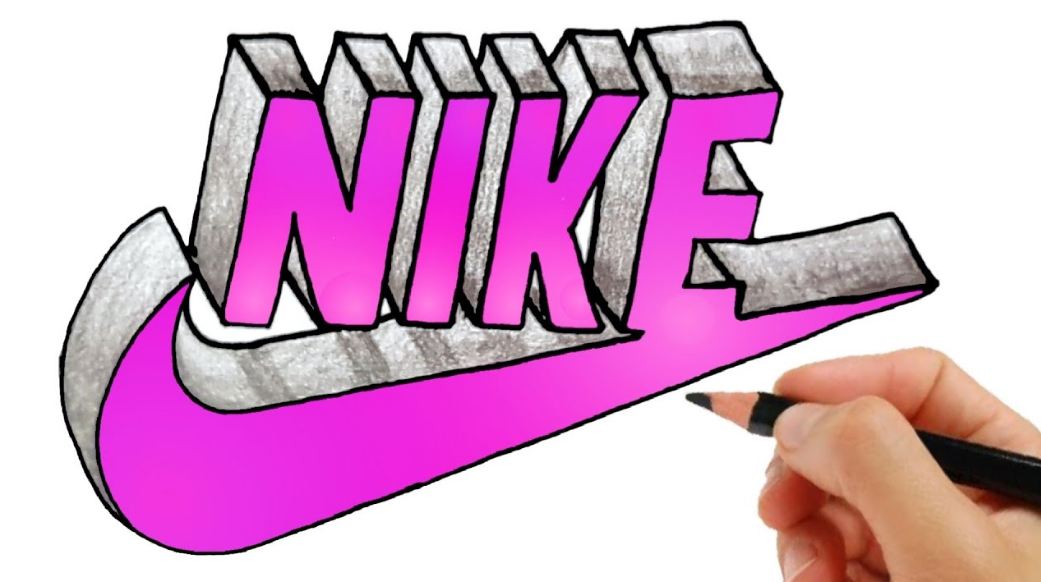 How to draw Nike Logo step by step