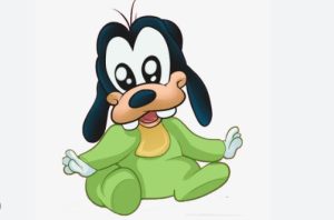 Easy Baby Goofy Drawing step by step