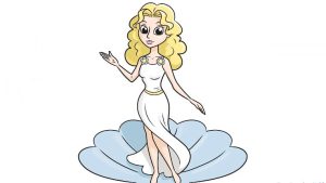 How to Draw Aphrodite step by step