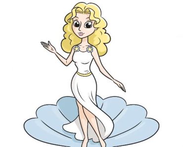 How to Draw Aphrodite step by step