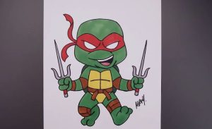 How to Draw Raphael step by step