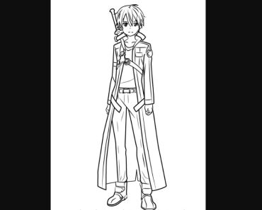 How to Draw Kirito step by step