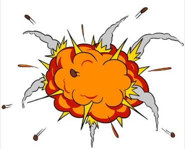 How to Draw an Explosion step by step