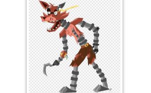 How To Draw Withered Foxy step by step