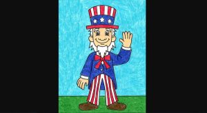 How to Draw Uncle Sam step by step