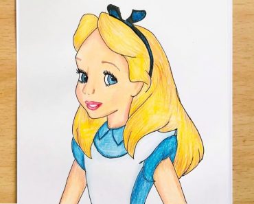 How to Draw a Alice step by step