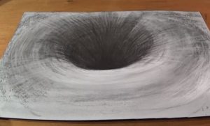 How to Draw a 3D Black Hole step by step