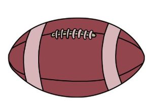 How to Draw a Rugby Ball step by step