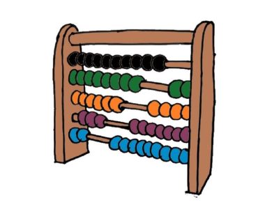 How to Draw Abacus step by step
