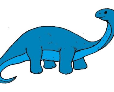How to Draw a Brontosaurus step by step – Dinosaur Drawing
