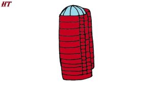 How to Draw a Silo step by step