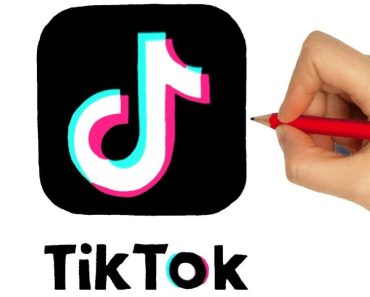 How to Draw Tiktok Logo step by step