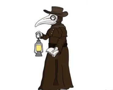 How to draw a plague doctor step by step