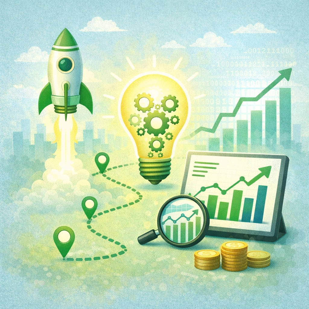 Optimer din forretningsudvikling med innovative løsninger og vækststrategier. Fokuser på vækst, inno.
