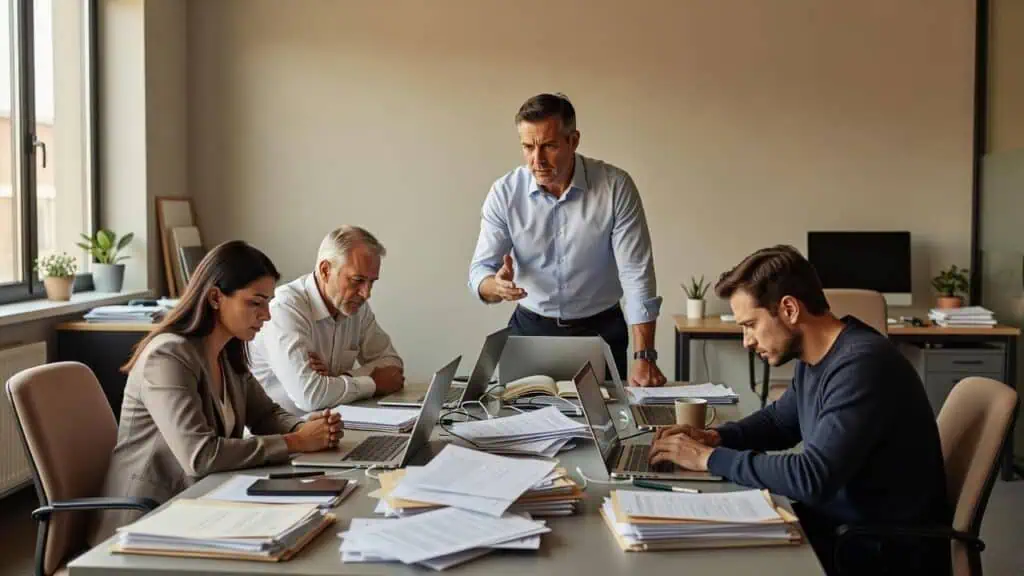 Ledersamling med fokus på arbejdslyst og teamudvikling.