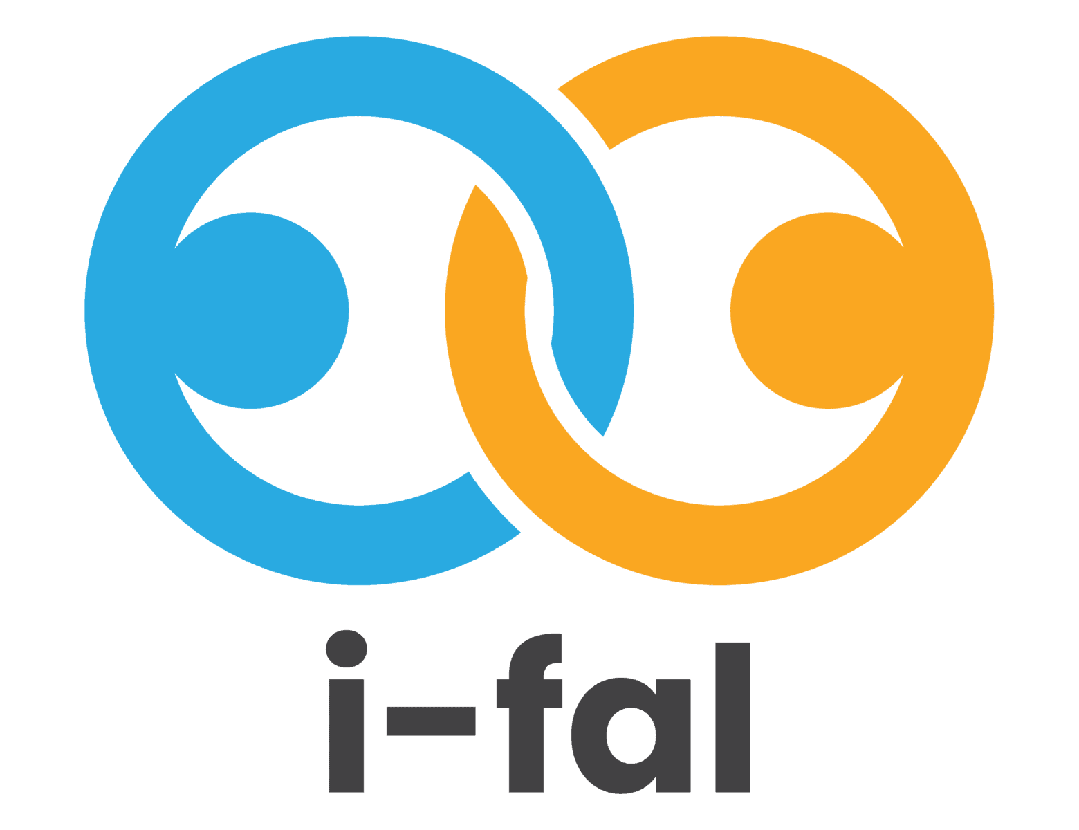 לוגו של i-fal עם עיצוב צבעוני ומודרני.