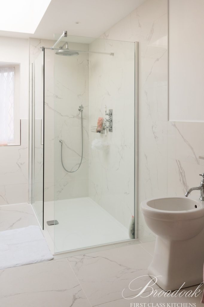 New bathroom with Walk in shower