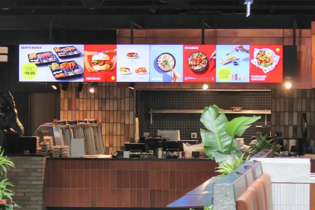 Menu Screens - Oji Sushi