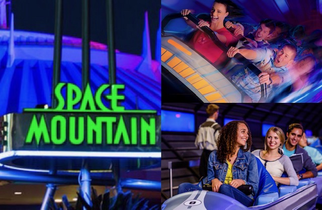 Space Mountain DL v WDW