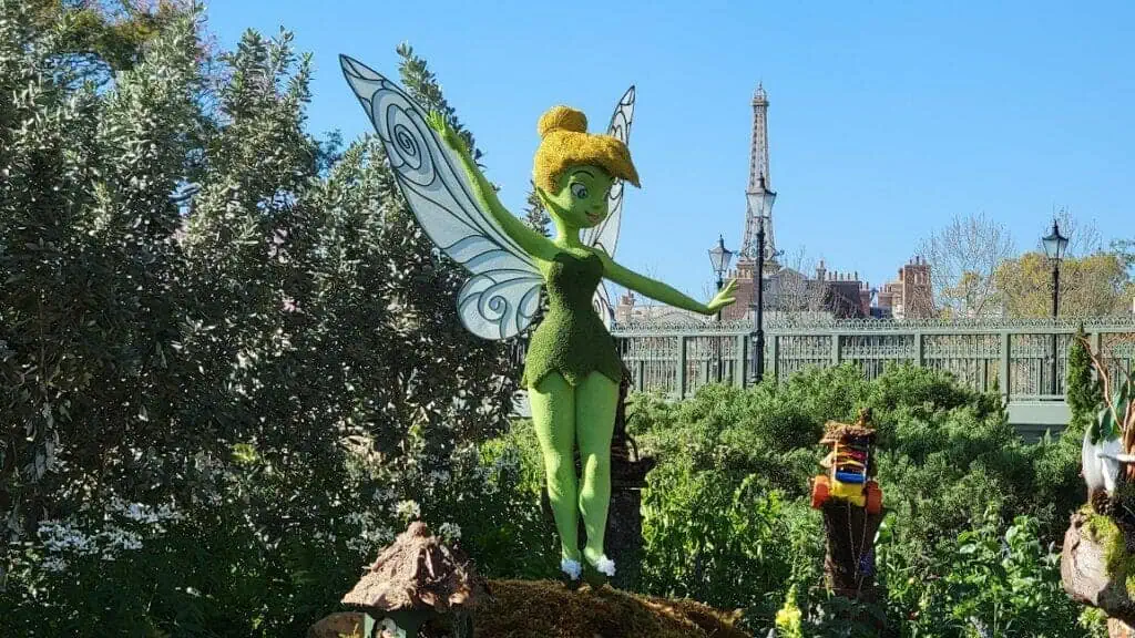Everything you need to Know About the 2023 Epcot International Flower & Garden Festival 2 tinkerbell