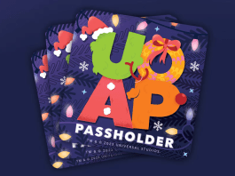 uor universal orlando uoap passholder magnet decal cf a