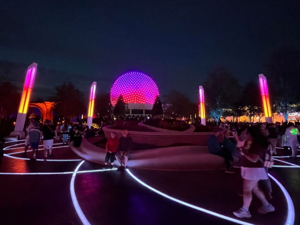 Guide to Dreamers Point, World Celebration Gardens, Lumious the Symphony of Us, and more at Epcot 5 lights