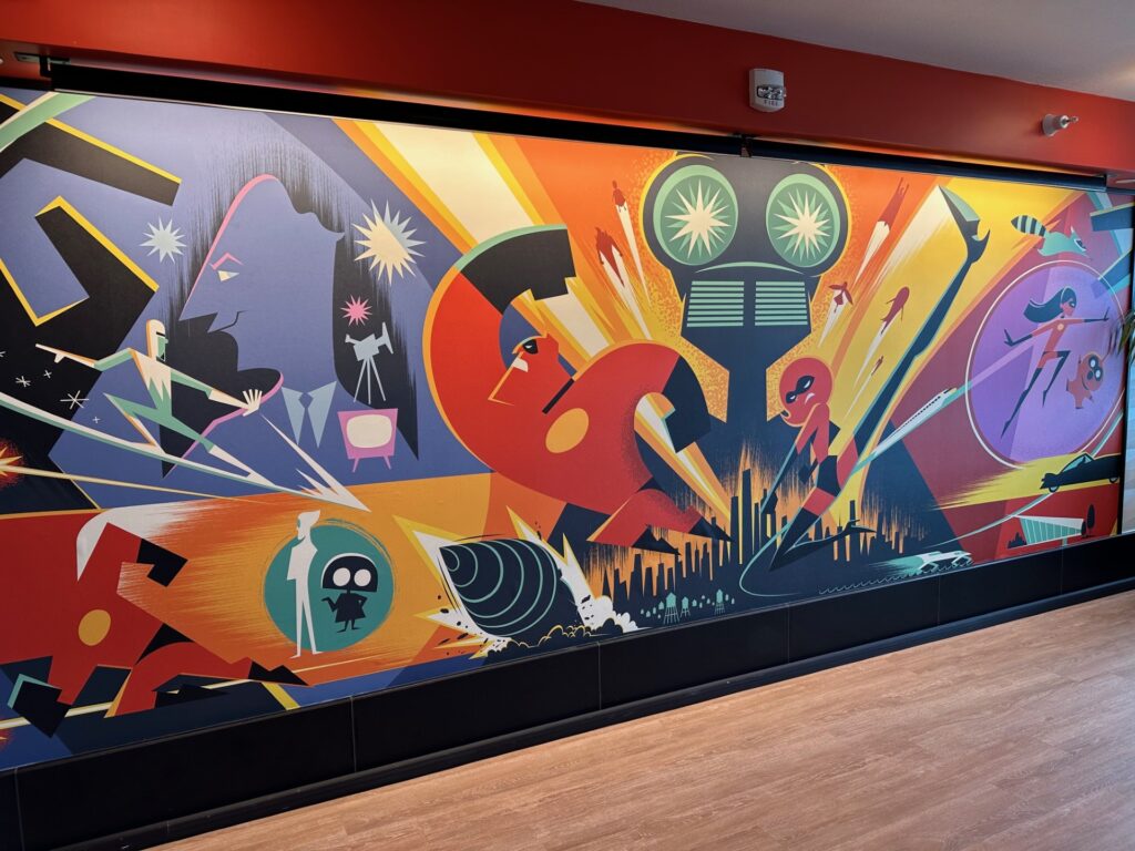 Pixar Place Floors Themed to Different Pixar Films 6 incredibles flood