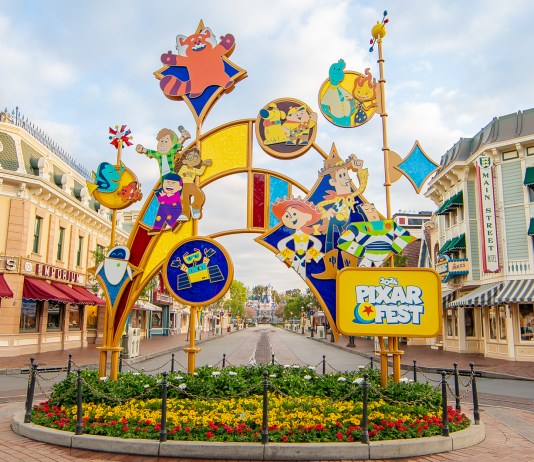 Pixar Fest Returns to the Disneyland Resort — Colorful, Pixar Inspired Décor