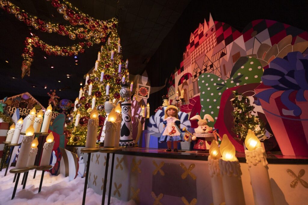 Family Friendly Holiday Celebrations at Disney Parks 5 small world