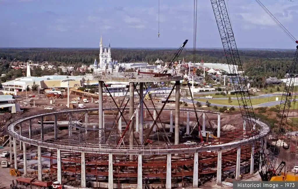 space mountain construction