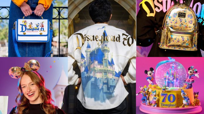 Disneyland 70th Anniversary Merch