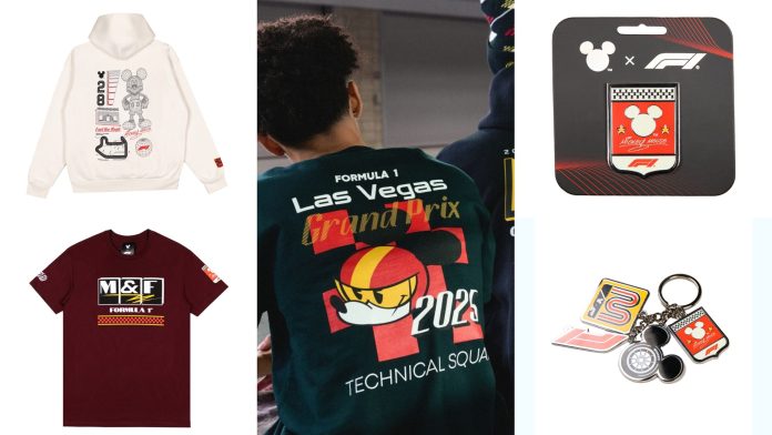 Disney x F1 Merch