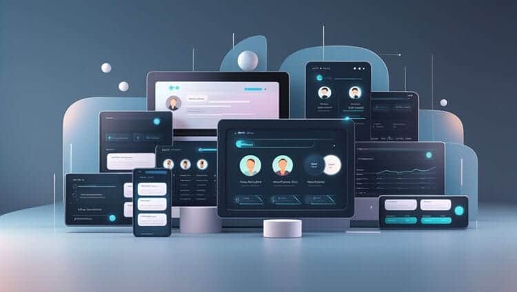 3D visualization of various online search platforms and tools