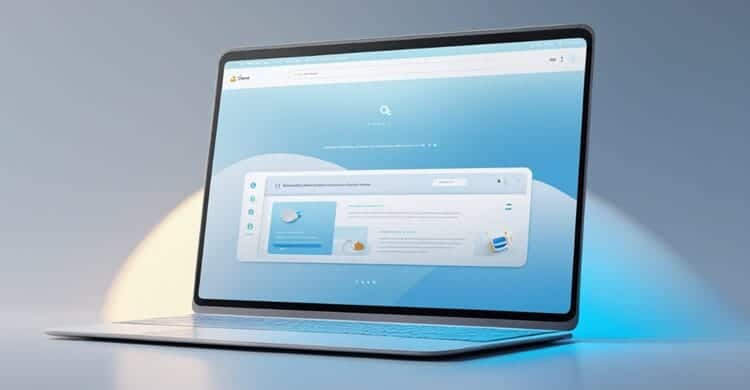 Computer screen displaying professional people search results interface
