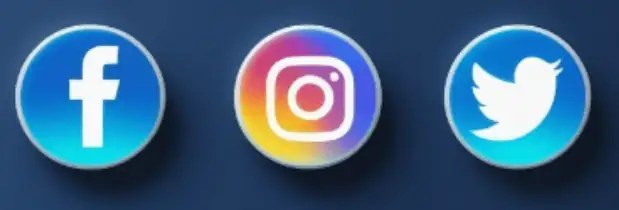 Digital interface showing identity verification process with social media elements