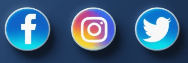 Digital interface showing identity verification process with social media elements