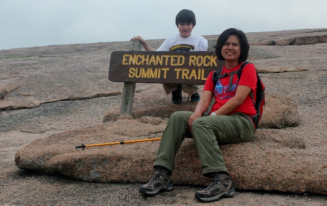Enchanted Rock - summit trail - Two Worlds Treasures