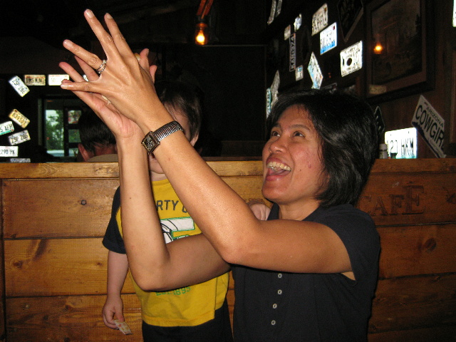 Catching hot rolls - Lambert's Cafe - Home of Throwed Rolls