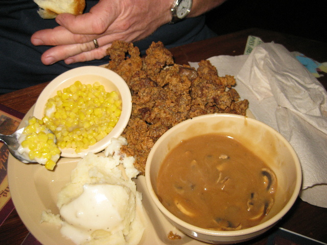Lambert's Cafe - Home of Throwed Rolls - gizzards dinner