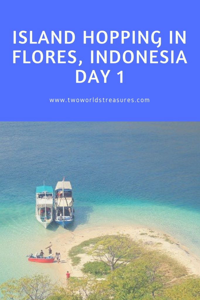 Island Hopping in Flores, Indonesia - Day 1 - b - pinterest image - Two Worlds Treasures