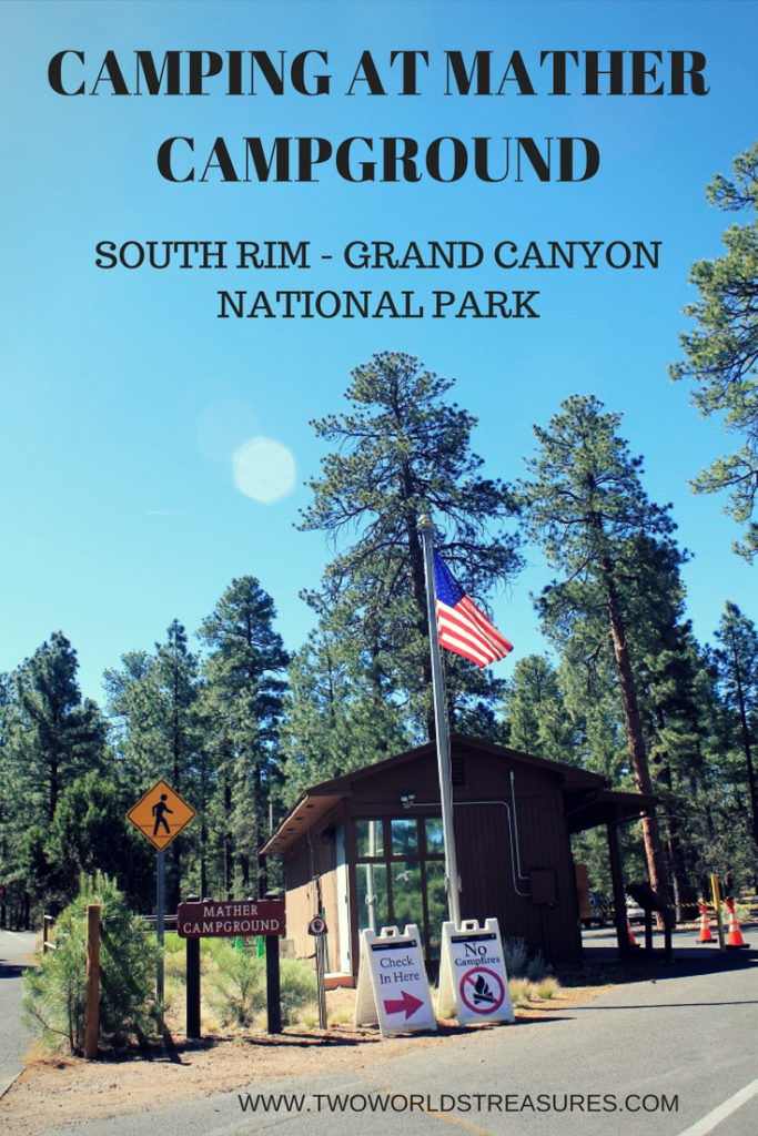 Are you looking for a campground on the south rim of Grand Canyon NP? Then Mather Campground is the place for you. It's the only one within the village that open year round. We stayed there this summer and we know we will be back. Save this review of camping at Mather Campground for your future reference. #grandcanyon #southrim #campground #mathercampground