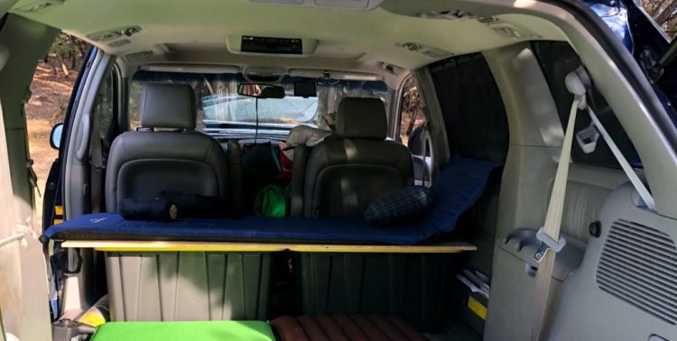 From Tent Camping to Minivan Camping - boybed - Two Worlds Treasures